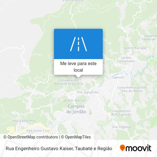 Rua Engenheiro Gustavo Kaiser mapa