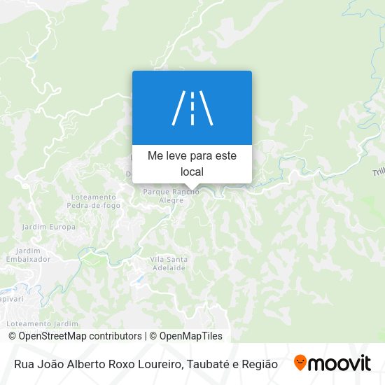 Rua João Alberto Roxo Loureiro mapa