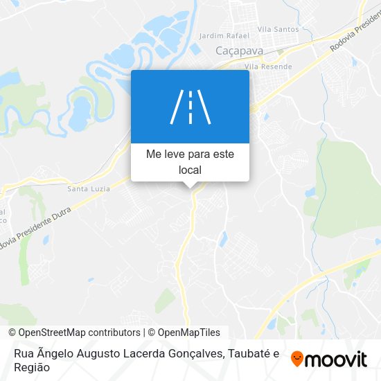 Rua Ãngelo Augusto Lacerda Gonçalves mapa