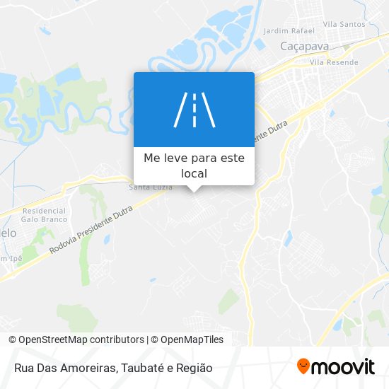 Rua Das Amoreiras mapa