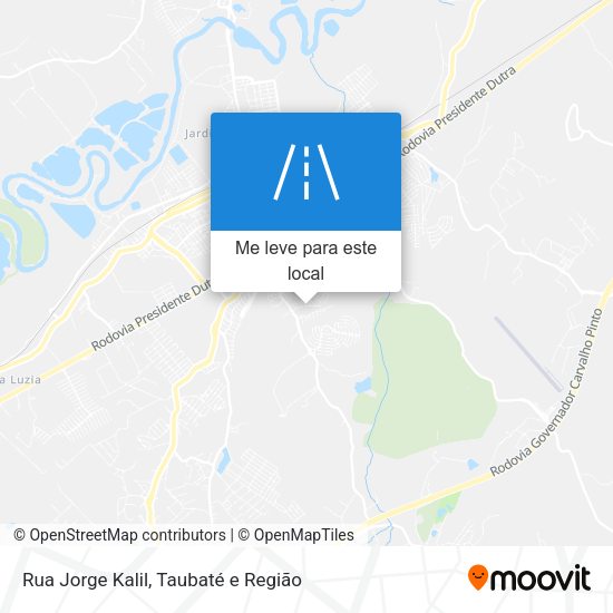 Rua Jorge Kalil mapa