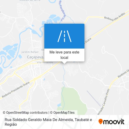 Rua Soldado Geraldo Maia De Almeida mapa