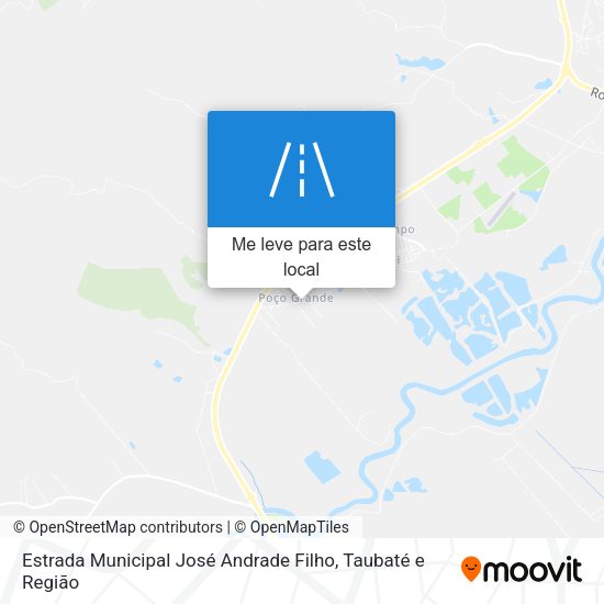 Estrada Municipal José Andrade Filho mapa