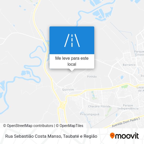 Rua Sebastião Costa Manso mapa