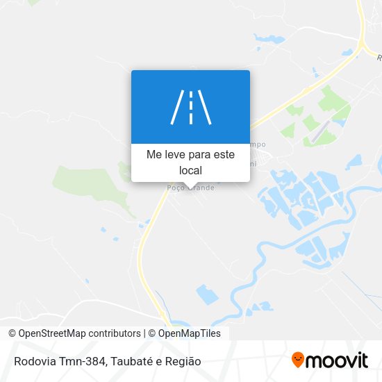 Rodovia Tmn-384 mapa