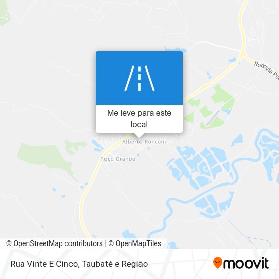 Rua Vinte E Cinco mapa