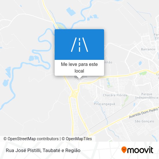 Rua José Pistilli mapa