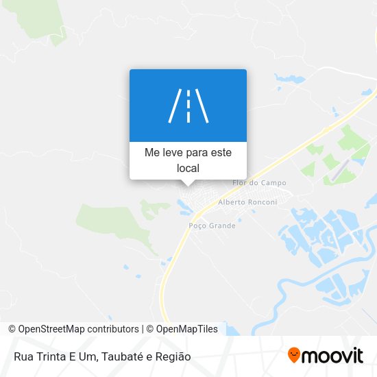 Rua Trinta E Um mapa