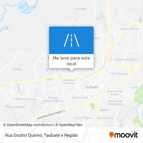 Rua Doutor Quirino mapa