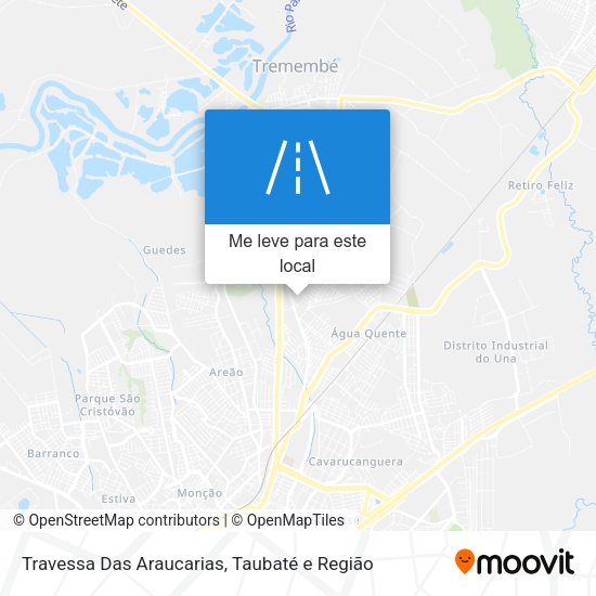 Travessa Das Araucarias mapa