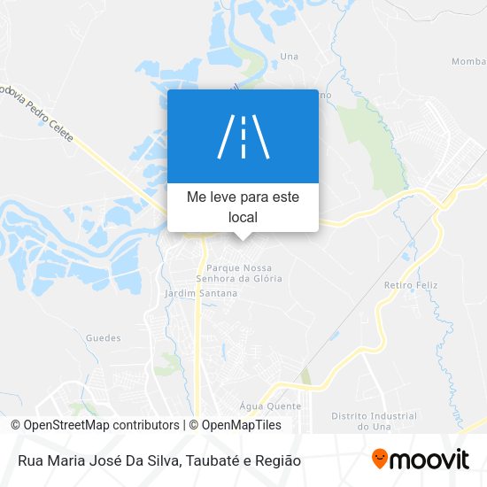 Rua Maria José Da Silva mapa