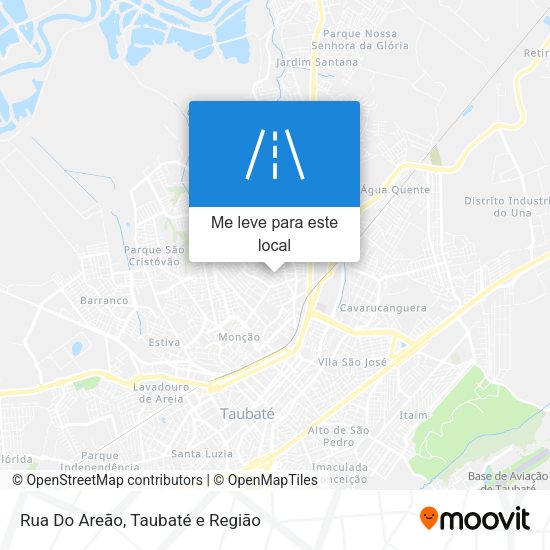 Rua Do Areão mapa