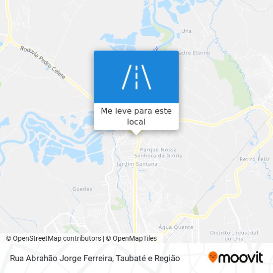 Rua Abrahão Jorge Ferreira mapa