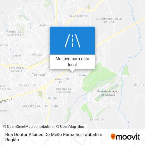Rua Doutor Alcides De Mello Ramalho mapa