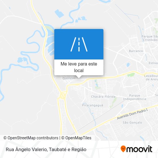 Rua Ângelo Valerio mapa