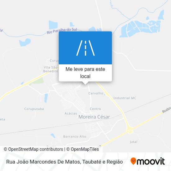 Rua João Marcondes De Matos mapa