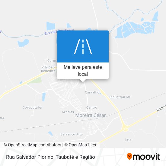 Rua Salvador Piorino mapa