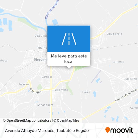 Avenida Athayde Marquês mapa