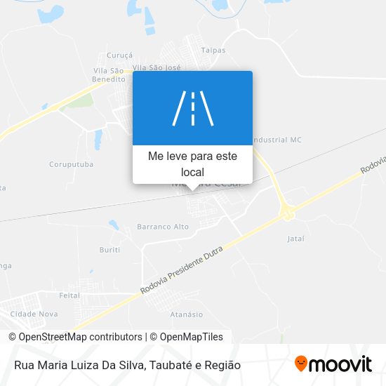 Rua Maria Luiza Da Silva mapa