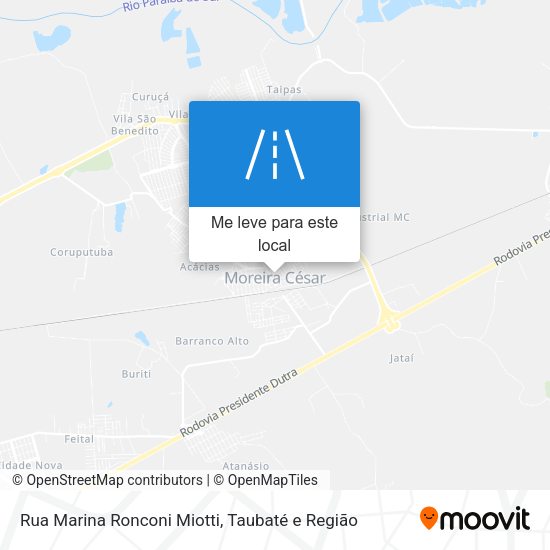 Rua Marina Ronconi Miotti mapa
