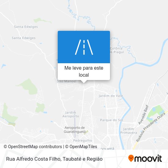 Rua Alfredo Costa Filho mapa
