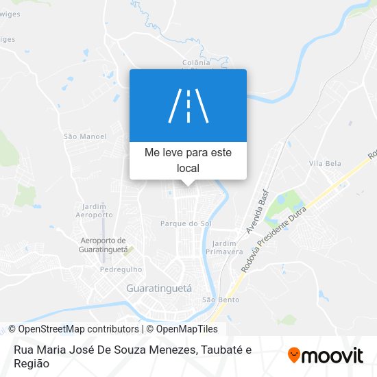 Rua Maria José De Souza Menezes mapa