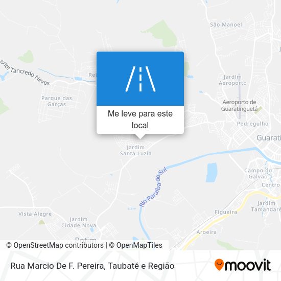 Rua Marcio De F. Pereira mapa