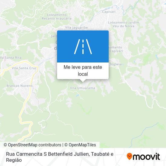 Rua Carmencita S Bettenfield Jullien mapa