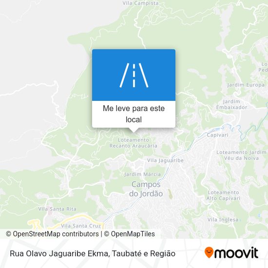 Rua Olavo Jaguaribe Ekma mapa