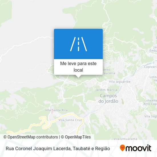 Rua Coronel Joaquim Lacerda mapa