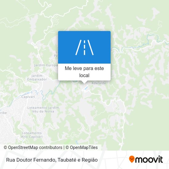 Rua Doutor Fernando mapa