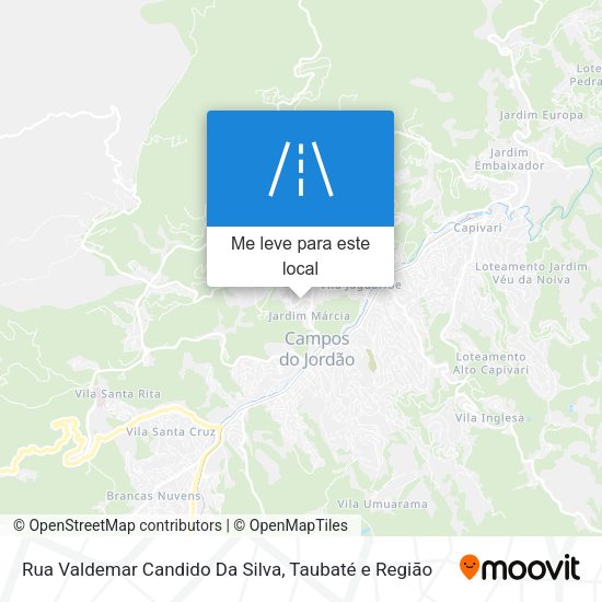 Rua Valdemar Candido Da Silva mapa