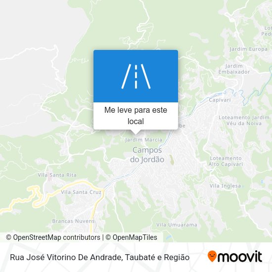Rua José Vitorino De Andrade mapa