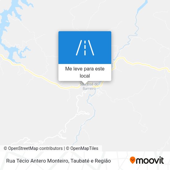 Rua Técio Antero Monteiro mapa