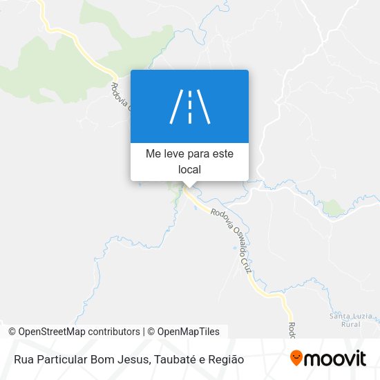 Rua Particular Bom Jesus mapa