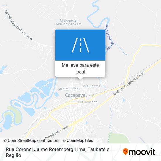 Rua Coronel Jaime Rotemberg Lima mapa