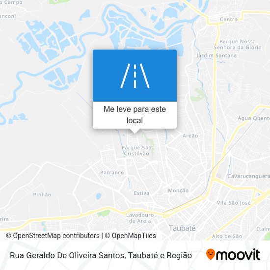 Rua Geraldo De Oliveira Santos mapa