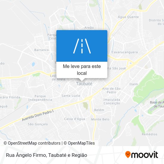 Rua Ângelo Firmo mapa