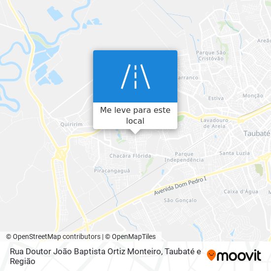 Rua Doutor João Baptista Ortiz Monteiro mapa