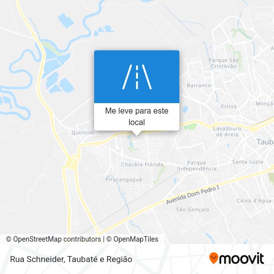 Rua Schneider mapa