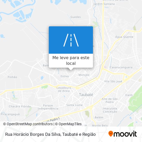 Rua Horácio Borges Da Silva mapa