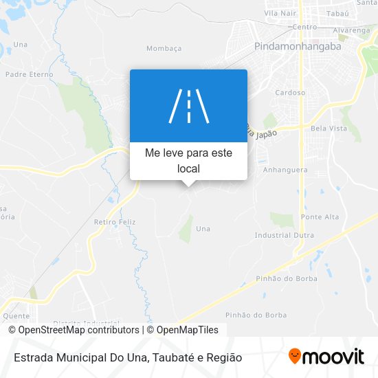 Estrada Municipal Do Una mapa