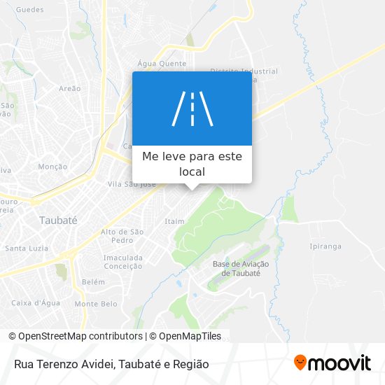 Rua Terenzo Avidei mapa