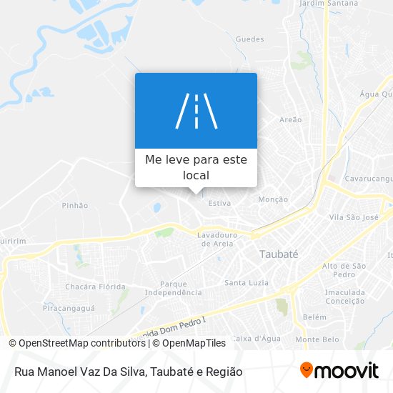 Rua Manoel Vaz Da Silva mapa