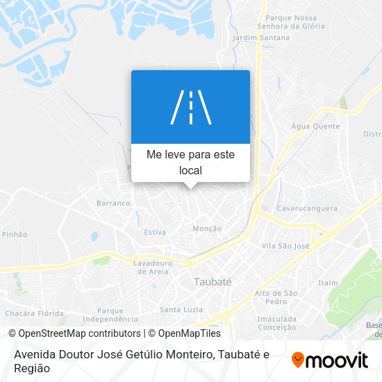 Avenida Doutor José Getúlio Monteiro mapa