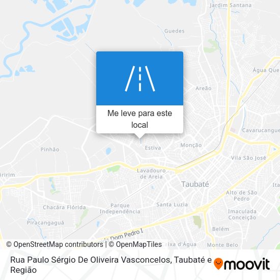 Rua Paulo Sérgio De Oliveira Vasconcelos mapa