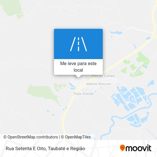 Rua Setenta E Oito mapa