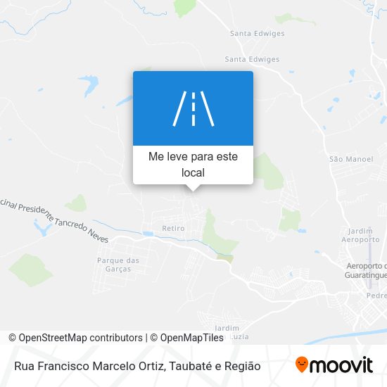 Rua Francisco Marcelo Ortiz mapa