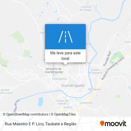 Rua Maestro E P. Lico mapa