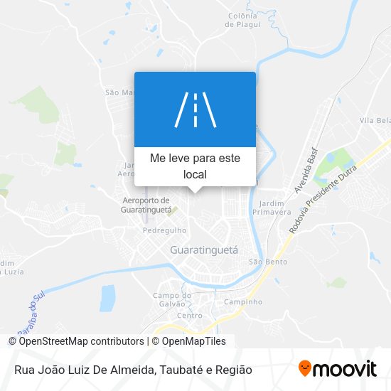 Rua João Luiz De Almeida mapa
